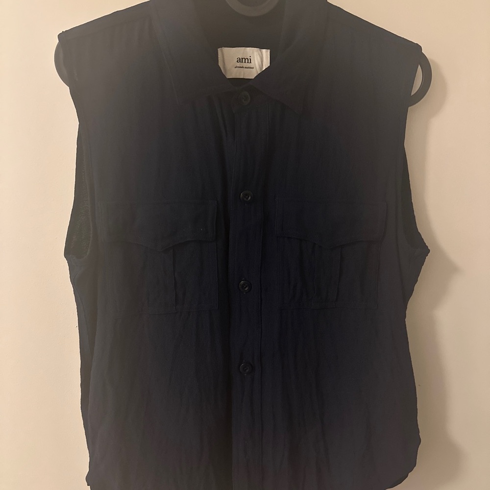 Ami Paris Sleeveless Top View 6